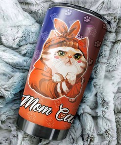 New York Mets Feline Supporters Cat Mom MLB Tumbler with a Unique and MLB Design