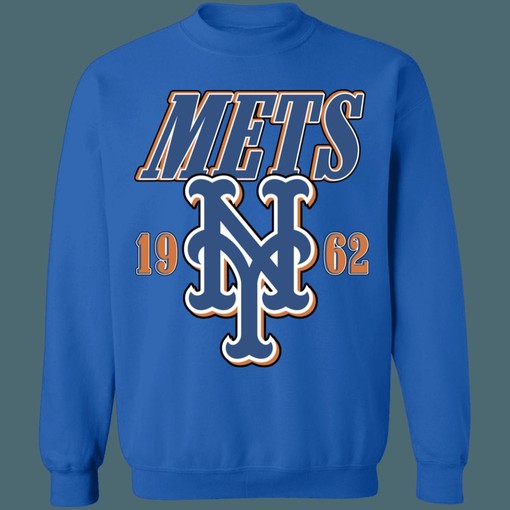New York Mets MLB Crewneck Sweatshirt Hoodie Shirt for Baseball Fans - MLB Apparel - Image 4