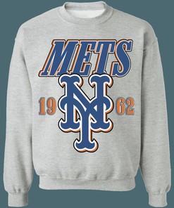 New York Mets MLB Unisex Sweatshirt Hoodie Shirt - Baseball Apparel for Fans