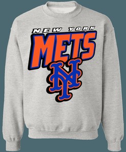 New York Mets Retro MLB Crewneck Sweatshirt Hoodie Shirt for Baseball Fans - Vintage Baseball Apparel