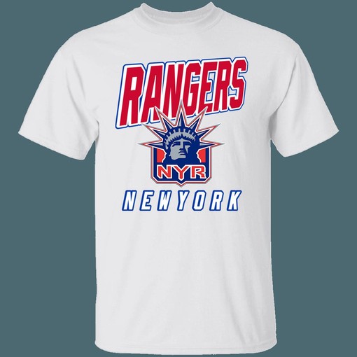 New York Rangers LADY LIBERTY Retro NHL T-Shirt Sweatshirt Hoodie - National Hockey League Apparel for Fans - Image 2