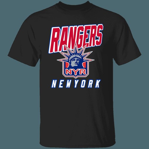 New York Rangers LADY LIBERTY Retro NHL T-Shirt Sweatshirt Hoodie - National Hockey League Apparel for Fans - Image 3