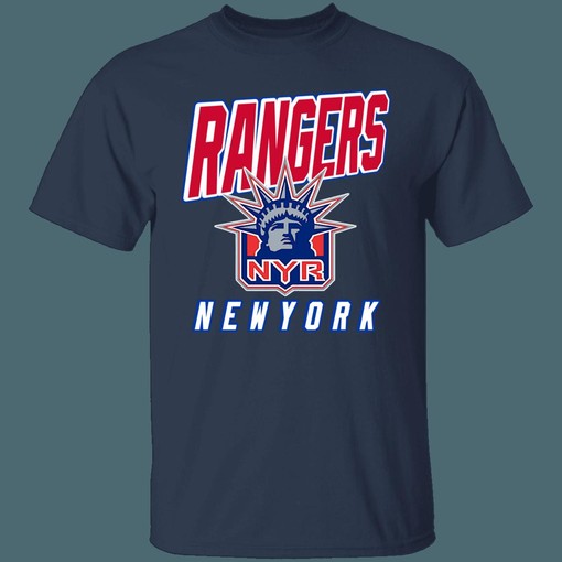 New York Rangers LADY LIBERTY Retro NHL T-Shirt Sweatshirt Hoodie - National Hockey League Apparel for Fans - Image 4