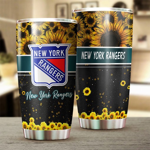 New York Rangers NHL Tumbler - Sunflower Sunshine Tumbler for Positive Fans - G Fanatics - Image 2