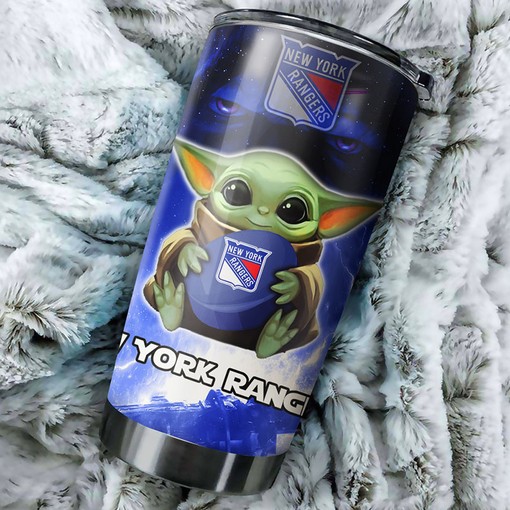 New York Rangers NHL Tumbler for Baby Yoda Fans