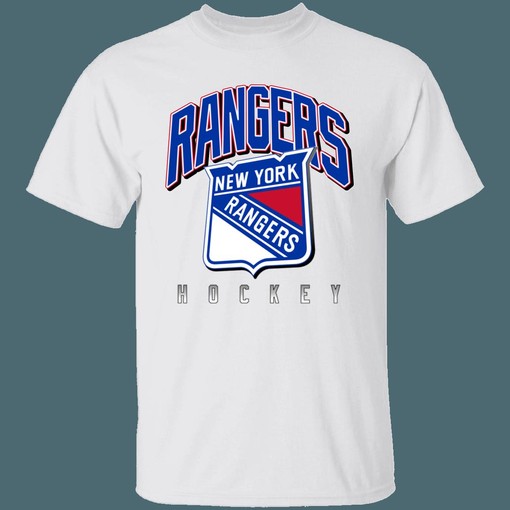 New York Rangers Vintage NHL T-Shirt Sweatshirt Hoodie - National Hockey League Apparel - Image 2