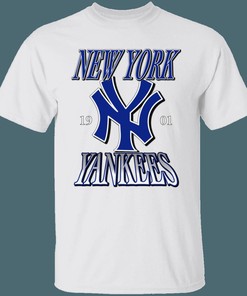 New York Yankees 1901 Vintage MLB T-Shirt Sweatshirt Hoodie Gifts for Baseball Fans - Baseball Apparel