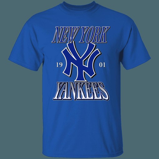 New York Yankees 1901 Vintage MLB T-Shirt Sweatshirt Hoodie Gifts for Baseball Fans - Baseball Apparel - Image 4