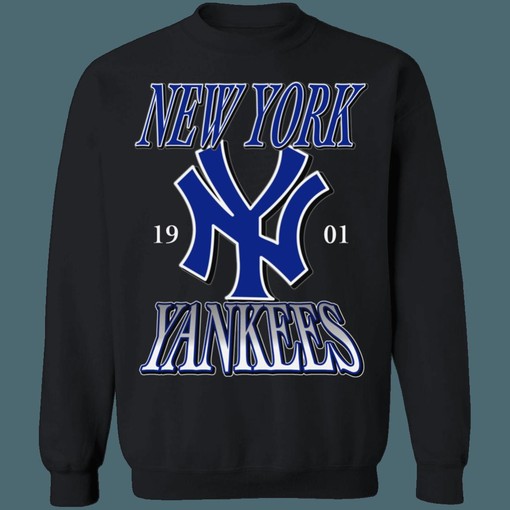 New York Yankees 1901 Vintage Sweatshirt Hoodie Shirt for MLB Fans - Baseball Apparel - Image 2
