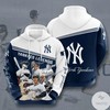 New York Yankees Legends Custom All Over Print 3D Hoodie - Hoodie 3D Custom Name