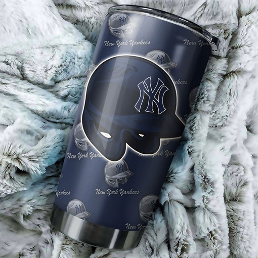 New York Yankees MLB Tumbler with Funny Dog Quote and Flower Design for Animal Lovers and MLB Logo - Image 2