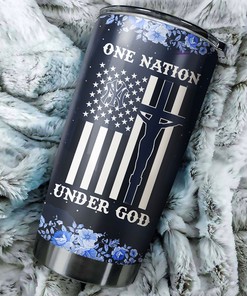 New York Yankees MLB Tumbler with One Nation Under God Design - Perfect Tumbler for Yankees Fans