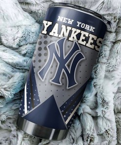 New York Yankees MLB Tumbler with Unique and Custom Design for Baseball Lovers and Custom MLB Logo