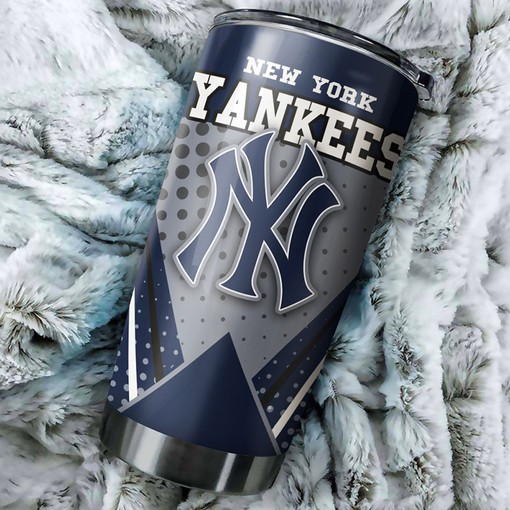 New York Yankees MLB Tumbler with Unique and Custom Design for Baseball Lovers and Custom MLB Logo