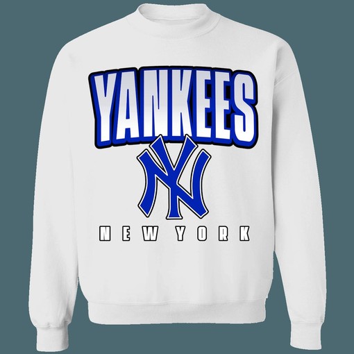New York Yankees Retro MLB Crewneck Sweatshirt Hoodie Shirt for Baseball Fans - Vintage Baseball Apparel