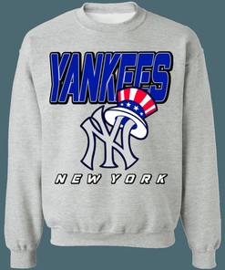 New York Yankees Retro MLB Crewneck Sweatshirt Hoodie Shirt for MLB Fans - Vintage Baseball Apparel