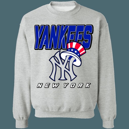 New York Yankees Retro MLB Crewneck Sweatshirt Hoodie Shirt for MLB Fans - Vintage Baseball Apparel