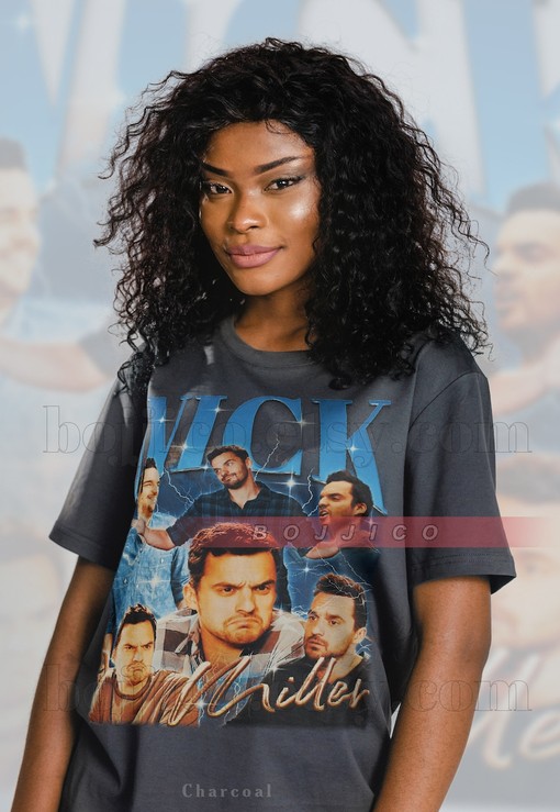 Nick Miller Fan Tshirt, Retro Homage Vintage Shirt, 90s Sweater - Image 4