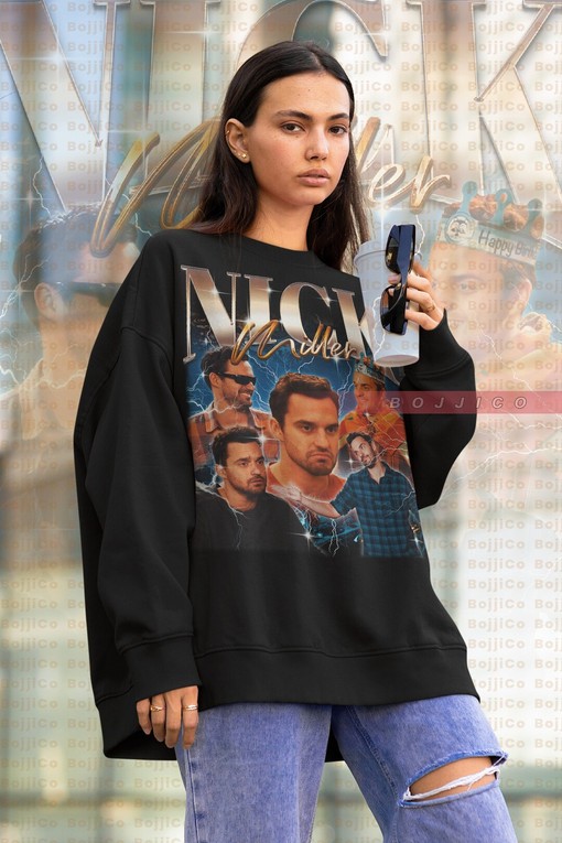 Nick Miller Tribute Sweater, Homage 90s Shirt, Vintage Fan Tee