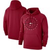Nike Cardinal Arkansas Razorbacks Basketball Icon Club Fleece Pullover Hoodie for Men with Sports Quotes