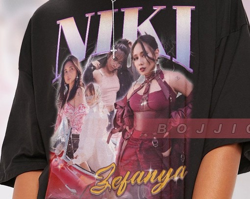 Niki Zefanya Music Tshirt for Women, Retro 90s Style Indonesian Merch, Rnb Rapper Singer Shirt, Vintage Fan Tees - Image 2