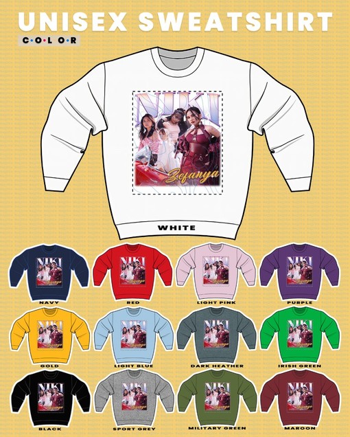 Niki Zefanya Rnb Singer Sweatshirt, Vintage Indonesian Music Hoodie, Niki Fan T-shirt, Retro 90s Style Merchandise - Image 3
