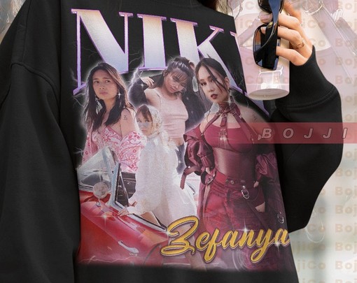 Niki Zefanya Rnb Singer Sweatshirt, Vintage Indonesian Music Hoodie, Niki Fan T-shirt, Retro 90s Style Merchandise - Image 4