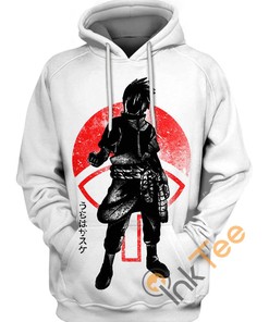 Ninja Warrior Sasuke 3D Hoodie - Men's 3D Graphic Hoodies with Zippers