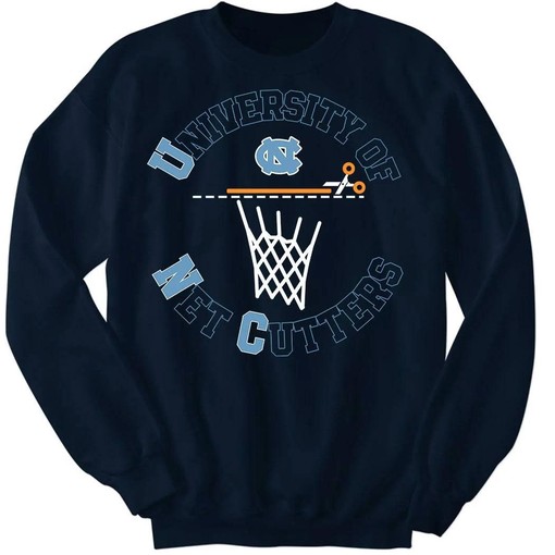 North Carolina Basketball University of Net Cutters Sweatshirt and Hoodie, State University Shirt for NCAA Fans - Image 2