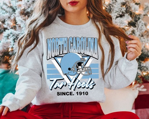 North Carolina Crewneck Sweatshirt - UNC Shirts for Men - Image 2
