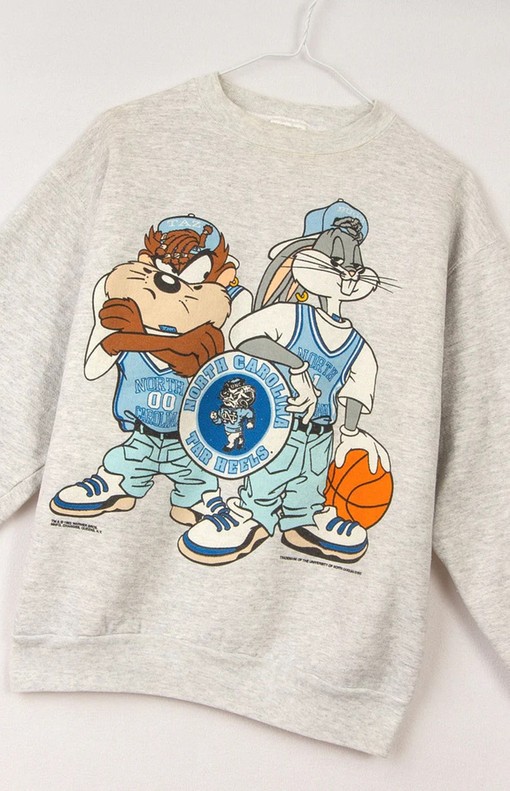 North Carolina Sweatshirt Large Vintage 90S University - UNC Shirts for Men - Image 2