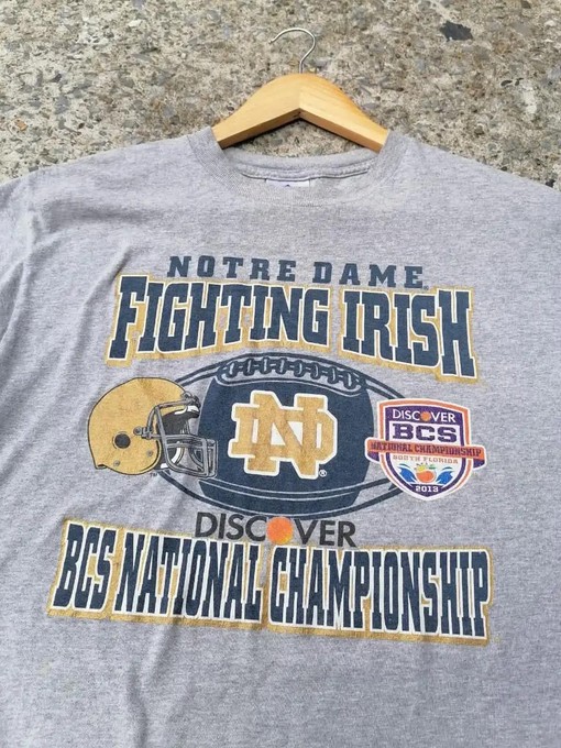 Notre Dame BCS National Championship Sweatshirt T-shirt, Football Fans Must-have - Image 2