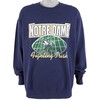 Notre Dame Fighting Irish Crew Neck Sweatshirt, 1990s Vintage American Football Shirt - Perfect Gift for Dad