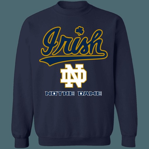 Notre Dame Fighting Irish Vintage NCAA Sweatshirt Hoodie Shirt for Fans - Image 2