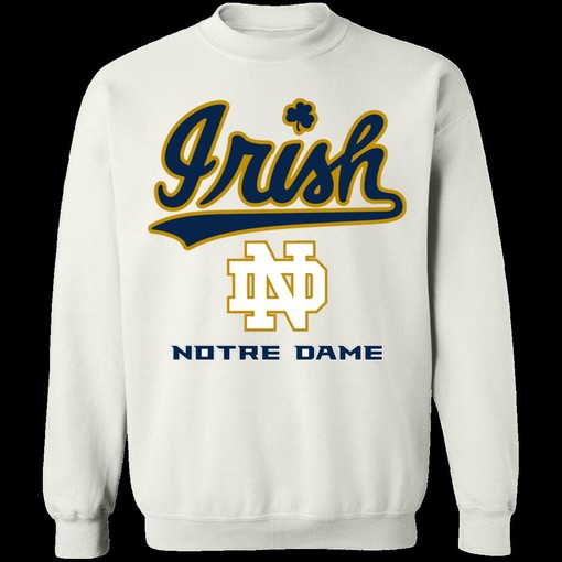 Notre Dame Fighting Irish Vintage NCAA Sweatshirt Hoodie Shirt for Fans - Image 4