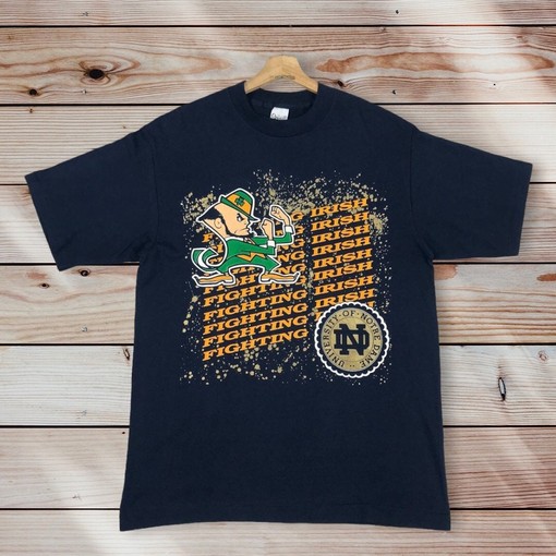 Notre Dame University Vintage Style Crewneck T-Shirt, Sweatshirt, Hoodie