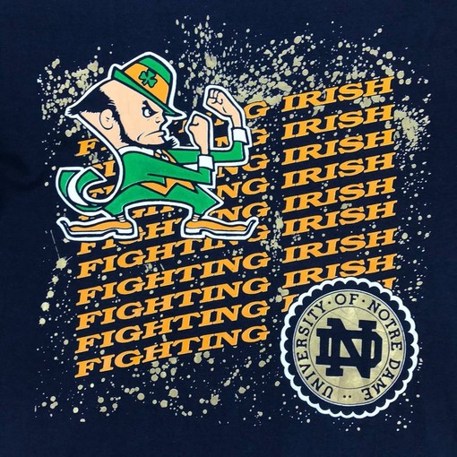 Notre Dame University Vintage Style Crewneck T-Shirt, Sweatshirt, Hoodie - Image 2