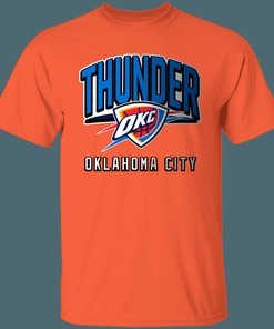 OKC Thunder Retro NBA Team Logo T-Shirt Sweatshirt Hoodie - Unisex Apparel