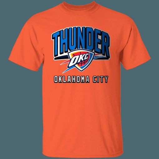OKC Thunder Retro NBA Team Logo T-Shirt Sweatshirt Hoodie - Unisex Apparel