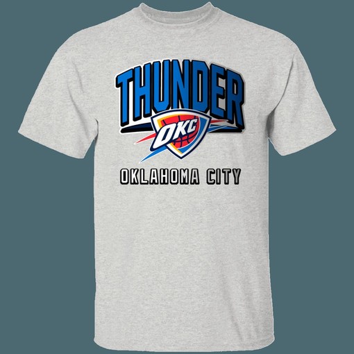 OKC Thunder Retro NBA Team Logo T-Shirt Sweatshirt Hoodie - Unisex Apparel - Image 3
