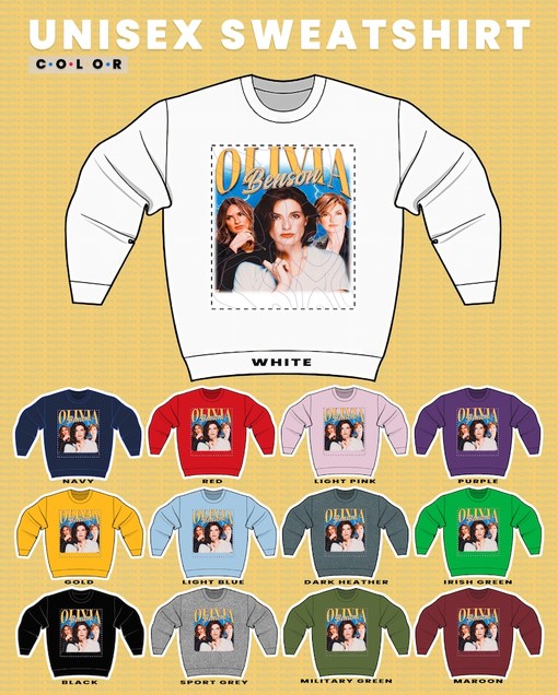 OLIVIA BENSON Homage Tee - Mariska Hargitay 90s Vintage Shirt - Law And Order Series Fans Gift - Image 3