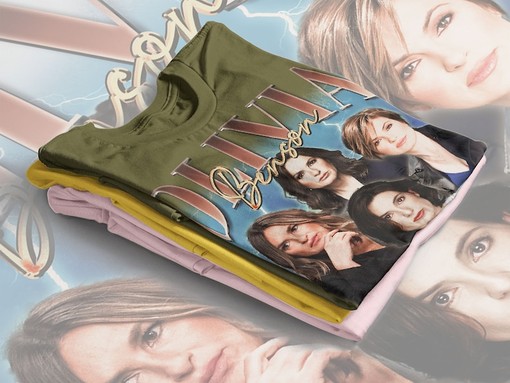 OLIVIA BENSON Homage Tshirt - Mariska Hargitay 90s Vintage Tee - Law And Order Series Fans Gift - Image 4