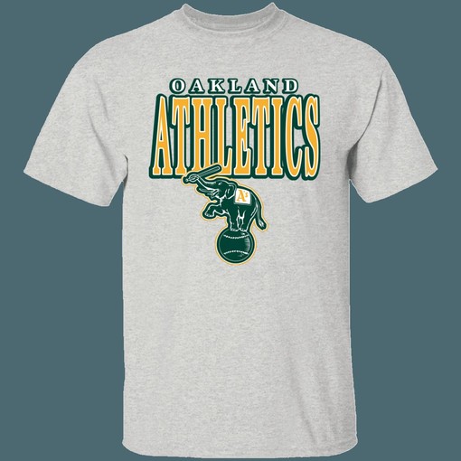 Oakland Athletics Elephant Retro MLB T-Shirt Sweatshirt Hoodie Gifts for Baseball Fans
