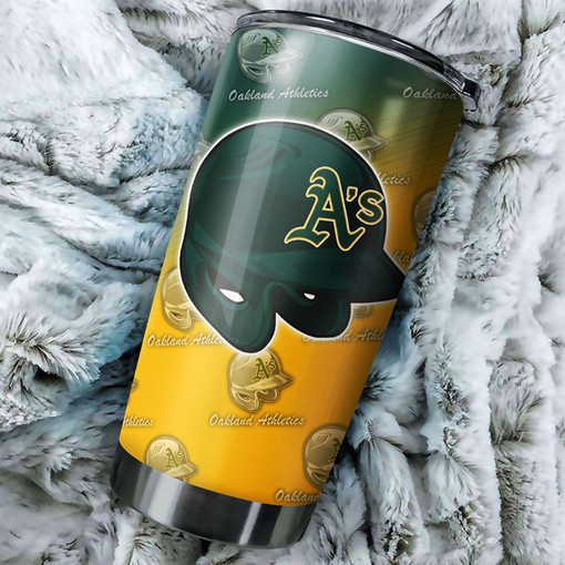 Oakland Athletics Funny Dog Design MLB Tumbler with a Unique and MLB Design - Image 2