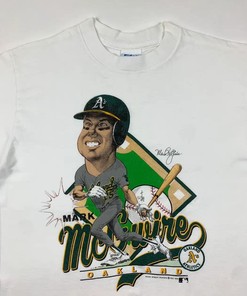 Oakland Athletics Mark McGwire Caricature Unisex Apparel for Fans