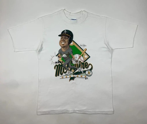 Oakland Athletics Mark McGwire Caricature Unisex Apparel for Fans - Image 2