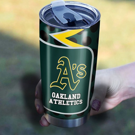 Oakland Athletics Perfect for Fans Fanatics MLB Tumbler - MLB Logo Tumbler - Image 2