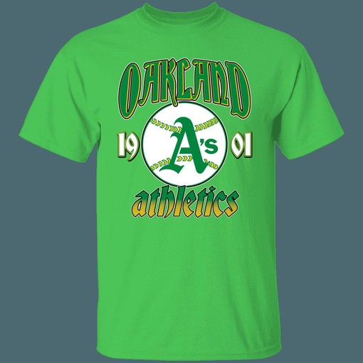 Oakland Athletics Retro MLB T-Shirt Sweatshirt Hoodie Gifts for Baseball Fans - Image 2