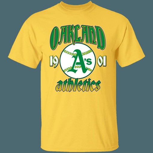 Oakland Athletics Retro MLB T-Shirt Sweatshirt Hoodie Gifts for Baseball Fans - Image 4
