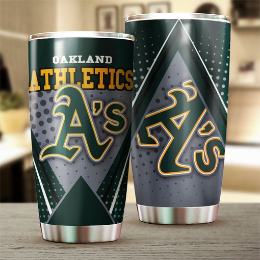 Oakland Athletics Unique and Stylish MLB Tumbler - Baseball Tumbler Ideas - Image 2
